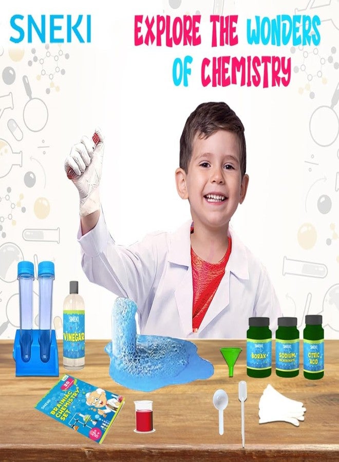 SNEKI Educational Chemistry Science Experiment Kit Games Gift Toys for Kids Boy Girl Aged 8 10 12 Year STEM Scientific Lab Kit Project Toy Birthday Gifts for Boys Girls Home Chem Lab Toy Science Kit - Image 3